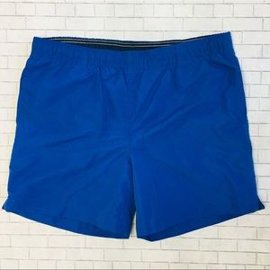 Men’s Lands End Blue Swimming Trunks Swimsuit